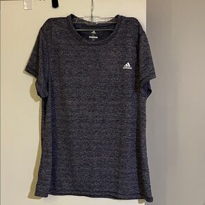 Adidas Heathered Purple T-Shirt